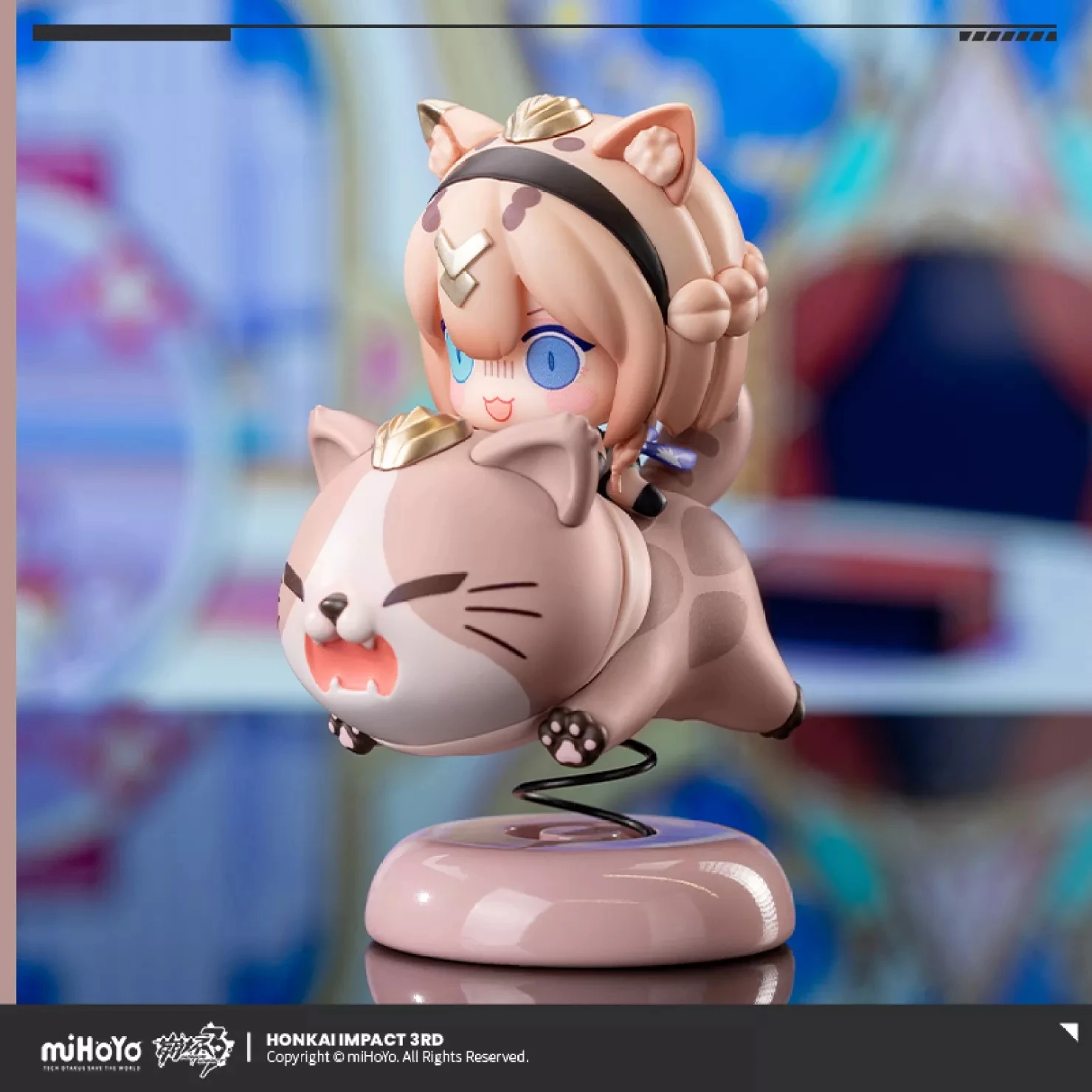 3D Spiel Honkai Auswirkungen 3 Cosplay Katze Puppe Reverist Kattun Pardofelis Glücklich Schütteln Spielzeug Anime Cartoon Ornamente Kinder Geburtstag Geschenke