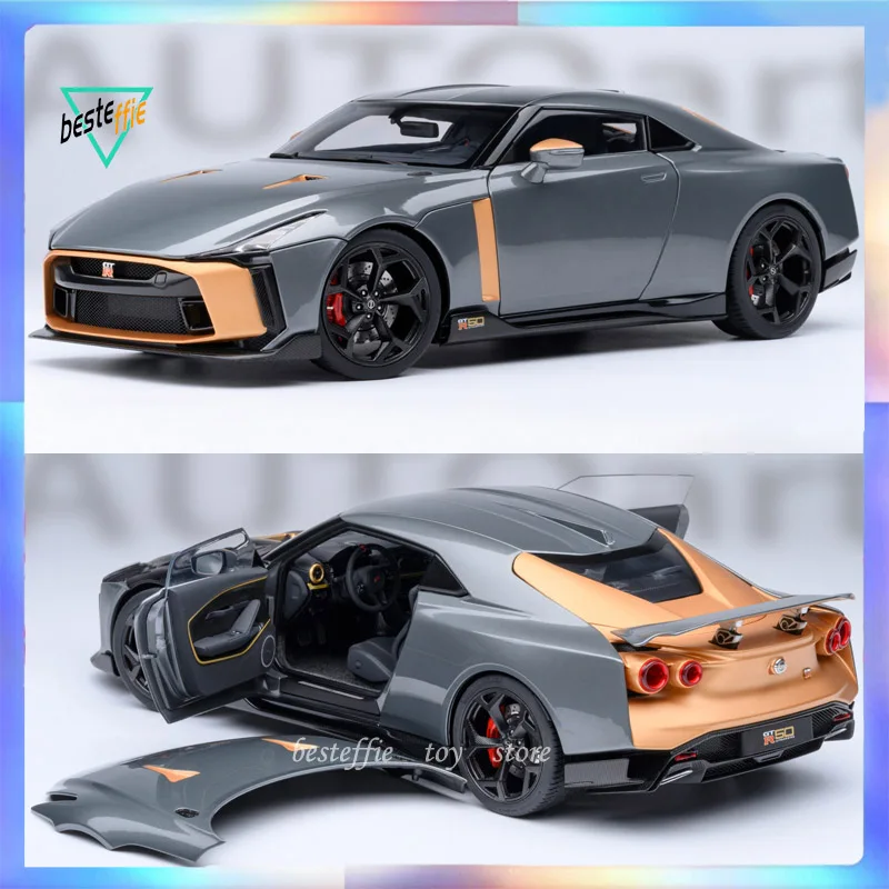 Autoart Car Model 1/18 Nissan Gtr50 Byitaldesign Simulation Alloy Car Model Room Display Car Model Boy Collection Birthday Gift