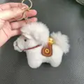 White Keyring