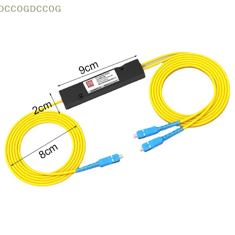 SC/UPC PCL Cable interno de computadora manga PLC divisor SC APC 1X2 PLC divisor de fibra óptica monomodo