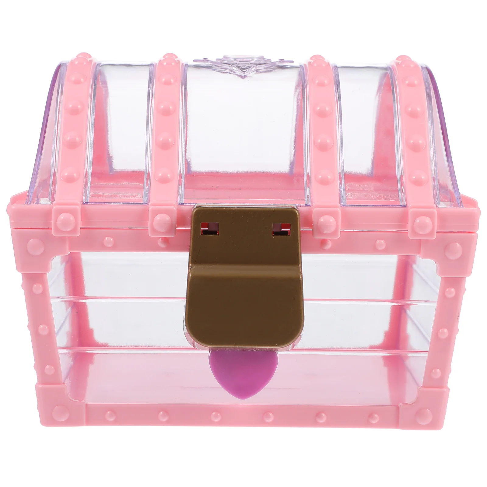 

1 комплект, коробка для хранения ювелирных изделий с бриллиантами для детей, запираемый милый чехол-органайзер для небольших аксессуаров, шкатулка для драгоценностей, чехол сокровища