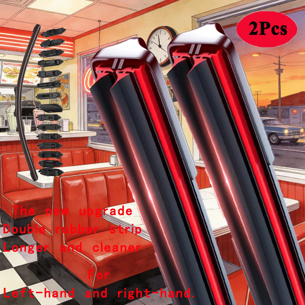 

Для FIAT Talento X82, Mitsubishi Express, Nissan NV300, Primastar 2016-2022: Аксессуары для лобового стекла, передние дворники для автомобиля