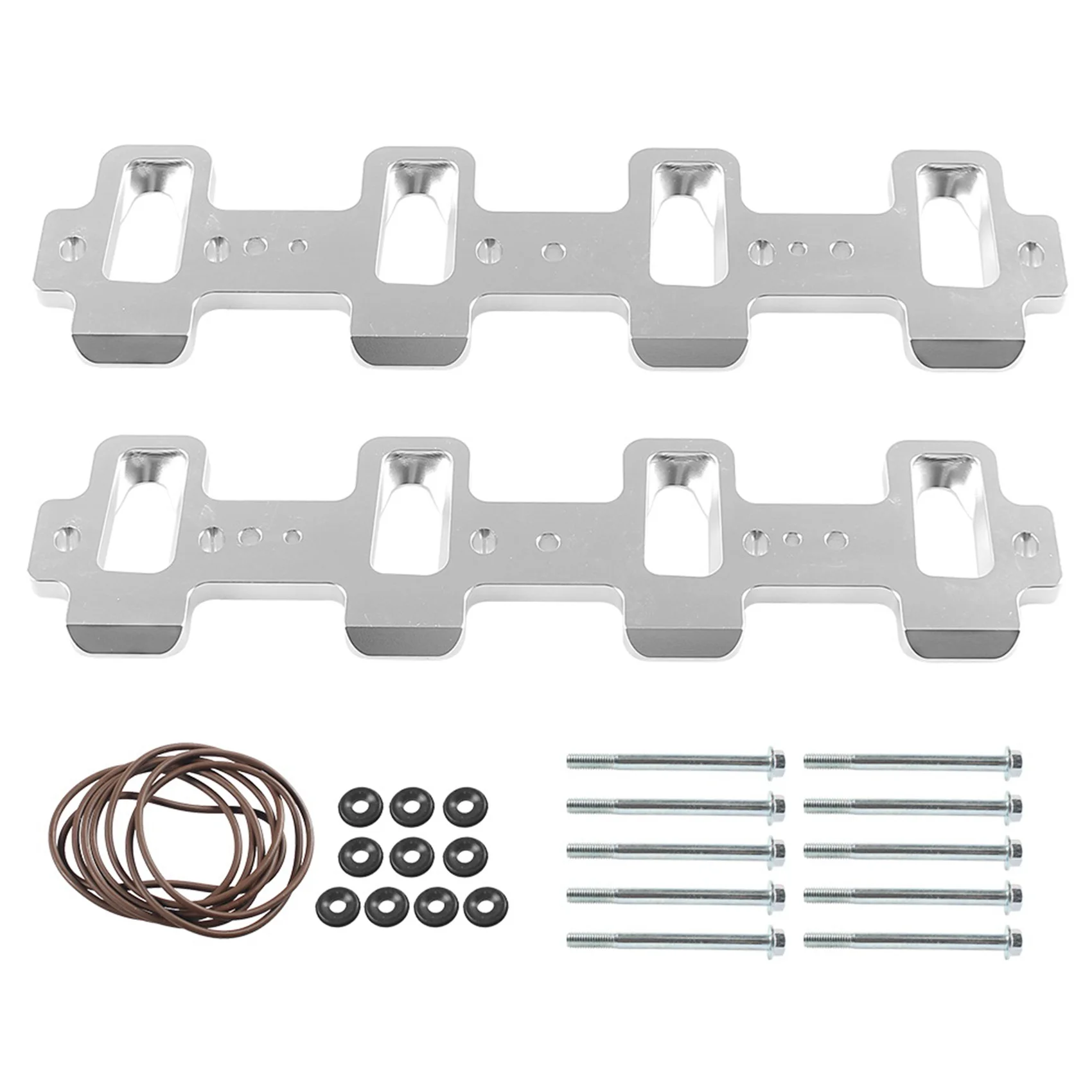 

LS Rectangle Port Cylinder Head To Rectangle Port Intake Manifold Adapters for Cathedral Intake Adapters