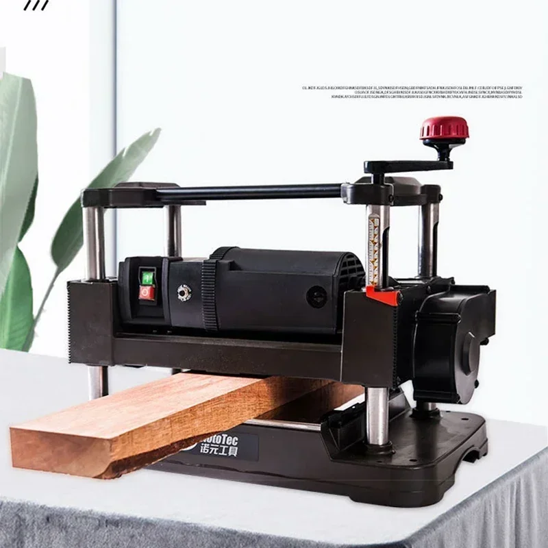 

12 inch 305mm Woodworking Thicknesser Desktop Planing Tools Small Wood Thickness Planer With Spiral Cutter Head