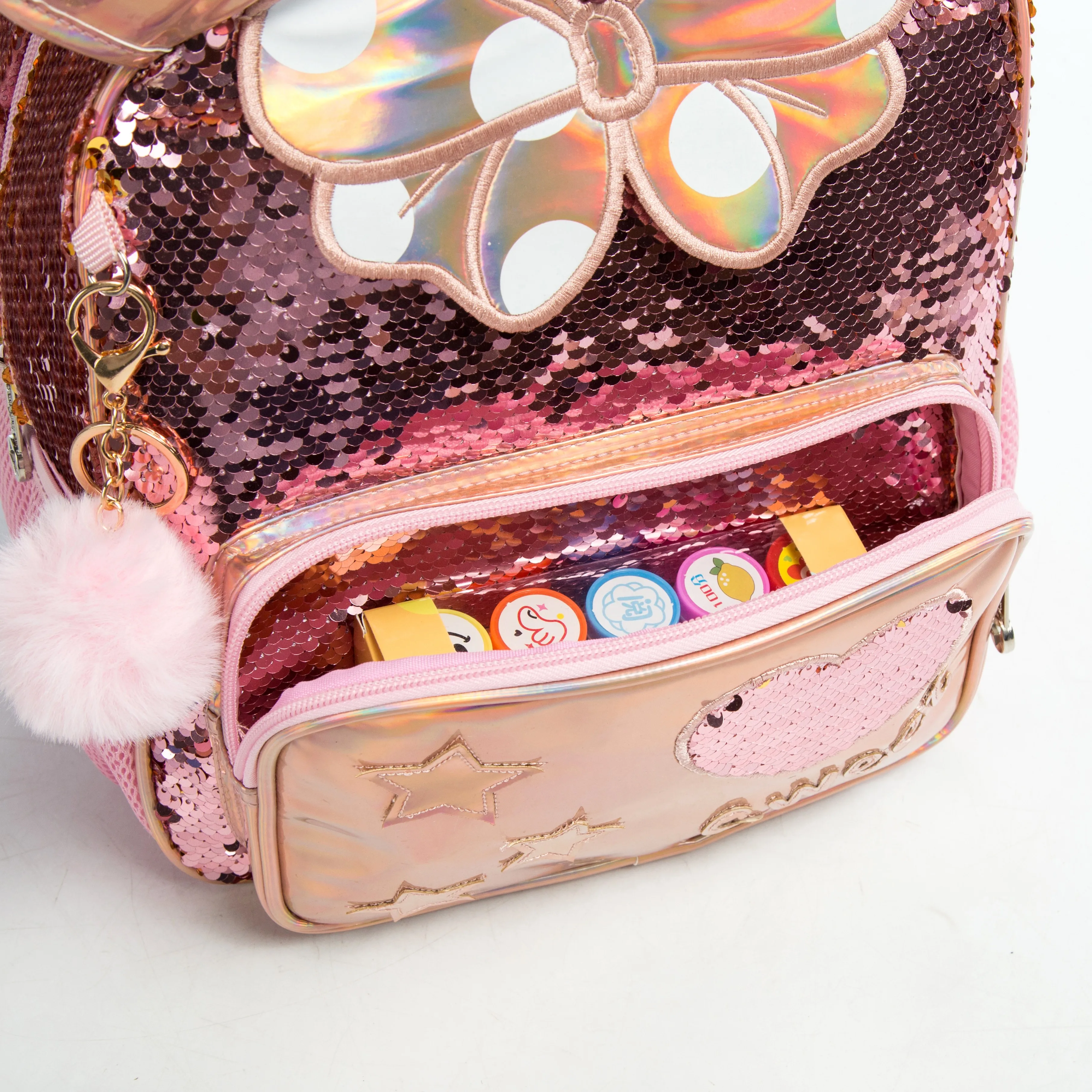 Backpack for Girls Kindergarten Bag Sequins Kindergarten Primary School Backpack Girl School Bag