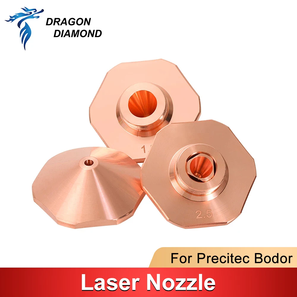 

Bodor Laser Nozzle Dia.25/32mm Caliber 1.0-5.0 Single Double Layer For Bodor Original Precitec Fiber Laser Cutting Head