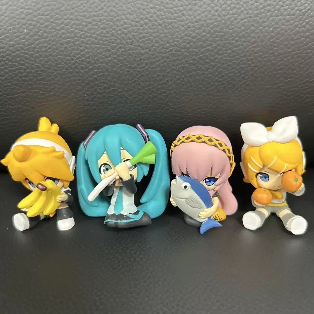 4-ピース-セットアニメ初音ミクおもちゃかくれんぼシリーズ漫画フィギュア巡音鏡音リンレンモデル装飾人形ギフト