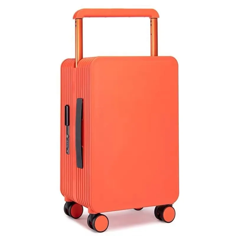 Luxury lock hard case suitcase, wide universal rotating wheel, carry with popular accessories, wide tie rod