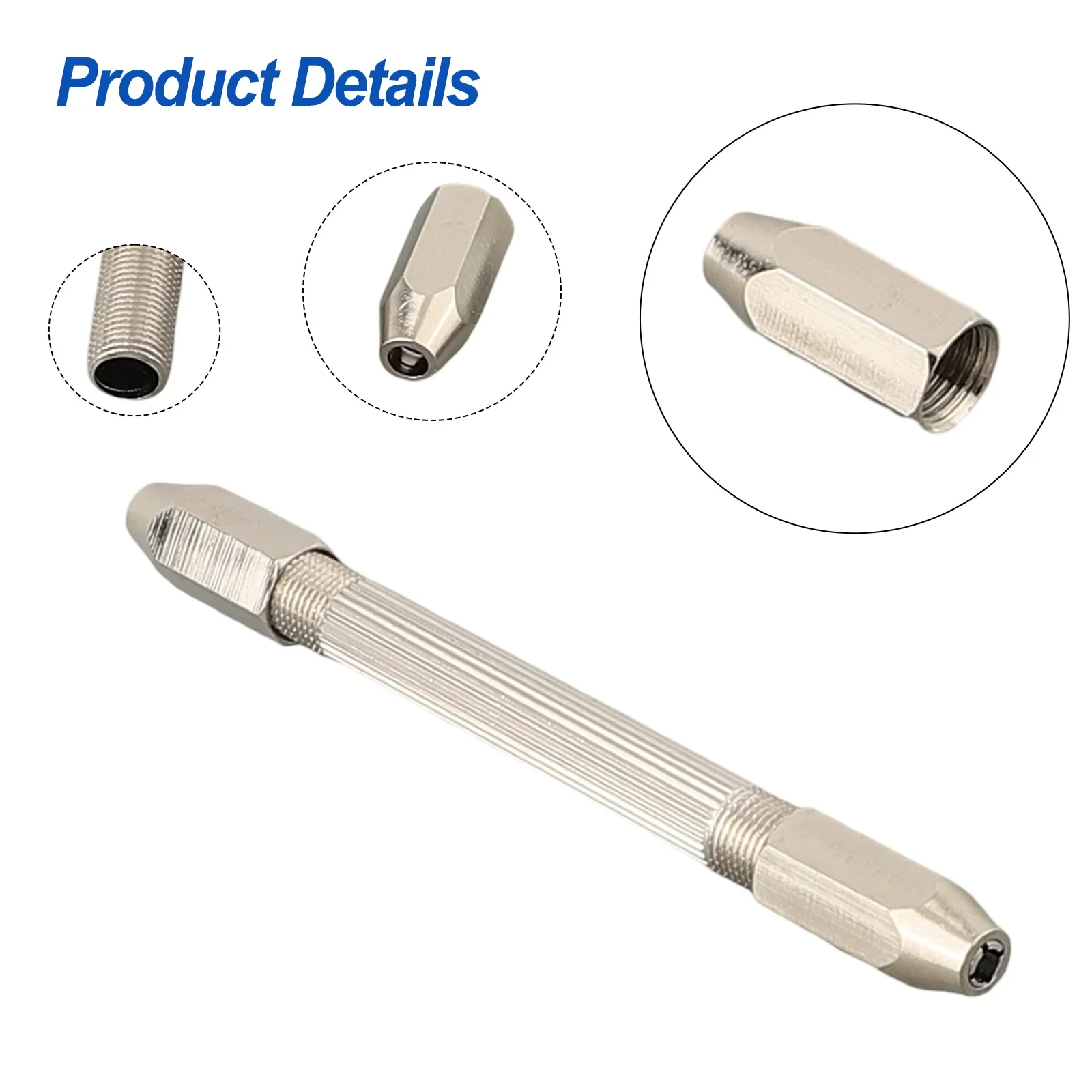 

0-3.1mm Drill Bit Clamp Watchmaker Pin Vice Home Carving Repair Tool Double Ended Six-Angle Screwdrivers Collet Holder