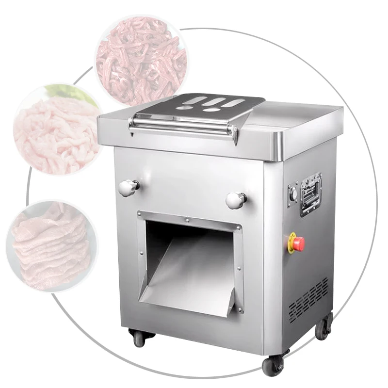 

Multi-Functional Meat Cutter Machine For Slicing Shredding Vegetables Pork Fish Commercial Integrated Meat Slicer