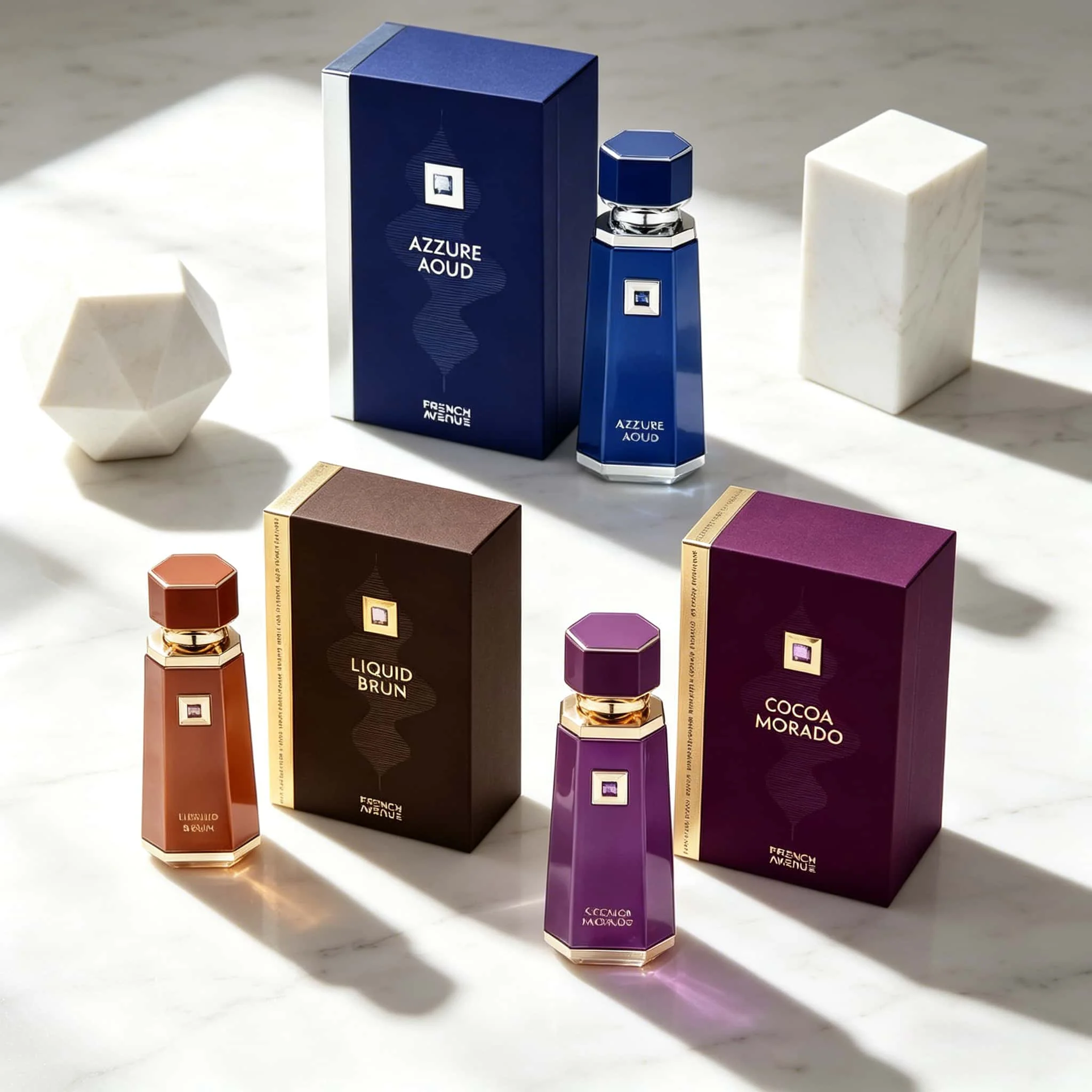 French Avenue Liquid Brun Eau De Parfum Unisex, Aroma de Vainilla y Canela, Larga Duración, Fragancia de Lujo, Elegante Botella de Regalo para Él y Ella