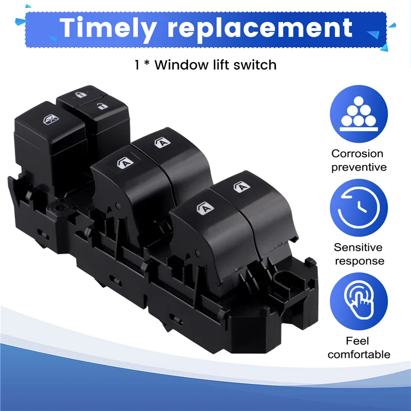 

NEW-84040-08010 1PC Auto Window Switch Window Glass Lift Switch For Toyota Sienna 2015-2020 8404008010