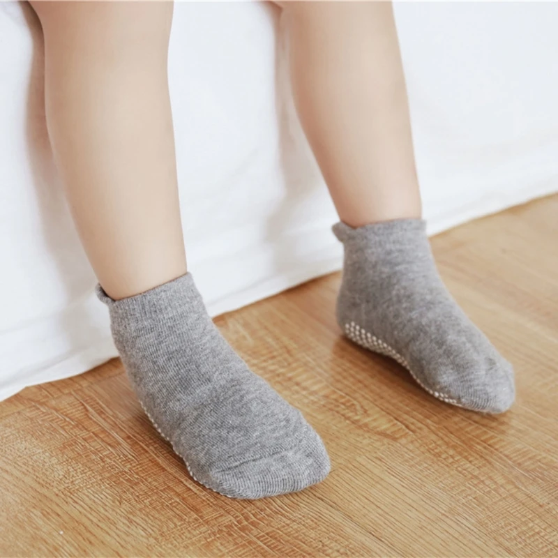 

77HD Baby Anti Slip Floor Socks Cotton Infant Socks for Stable Walking and Playtimes