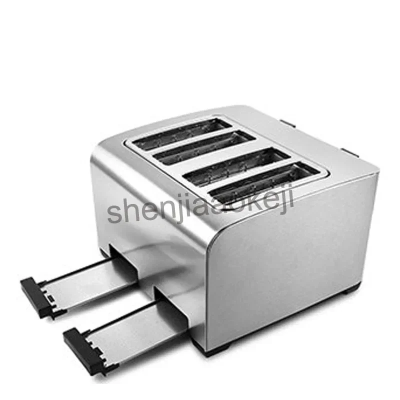 Household stainless steel toaster 4 slices toaster breakfast machine  and commercial toaster THT-3012B  1pc