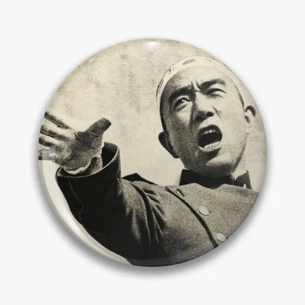 Yukio Mishima  Soft Button Pin Metal Lover Gift Badge Fashion Hat Funny Collar Cartoon Women Cute Brooch Clothes Decor Lapel Pin