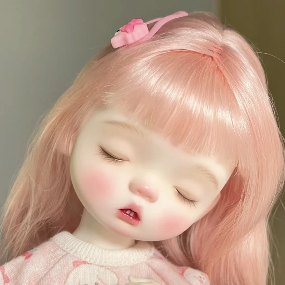 New sd DOLL 1/6 sleeping zhuzhu Diandi Qbaby Smile bao Diandian Huhu big fish body blythe ob11 ACGN anime resin bodymold DIY toy