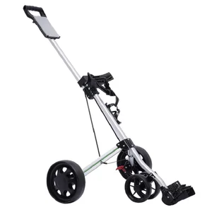عربة جولف خفيفة الوزن قابلة للطي مع فرامل قدم ، عربة سحب دفع 3 عجلات ، سبائك ألومنيوم محمولة أفضل 10 مبيعات لعربات الجولف المستعملة - رقم 10