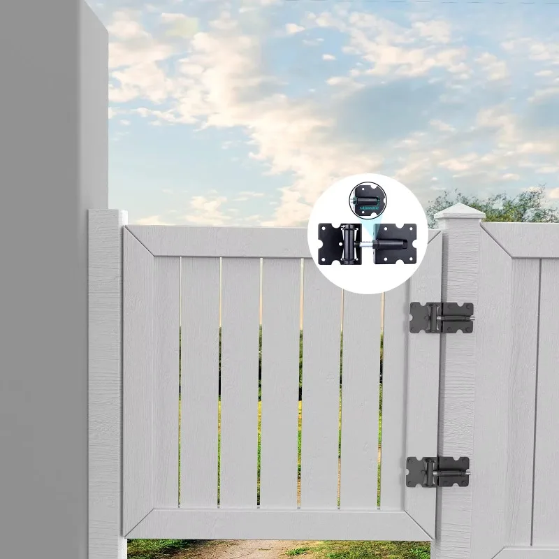 

Wood/vinyl/metal/outdoor fence automatic closing door hinges