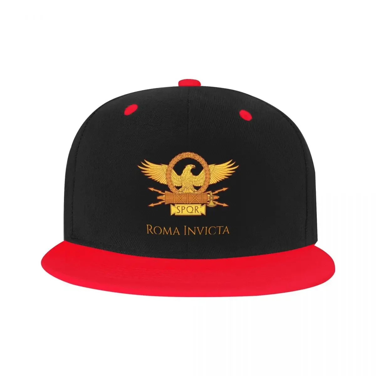 Topi bisbol SPQR Retro kustom Snapback luar ruangan datar kaus elang emas Imperial Gladiator Roma topi ayah Hip Hop tentara