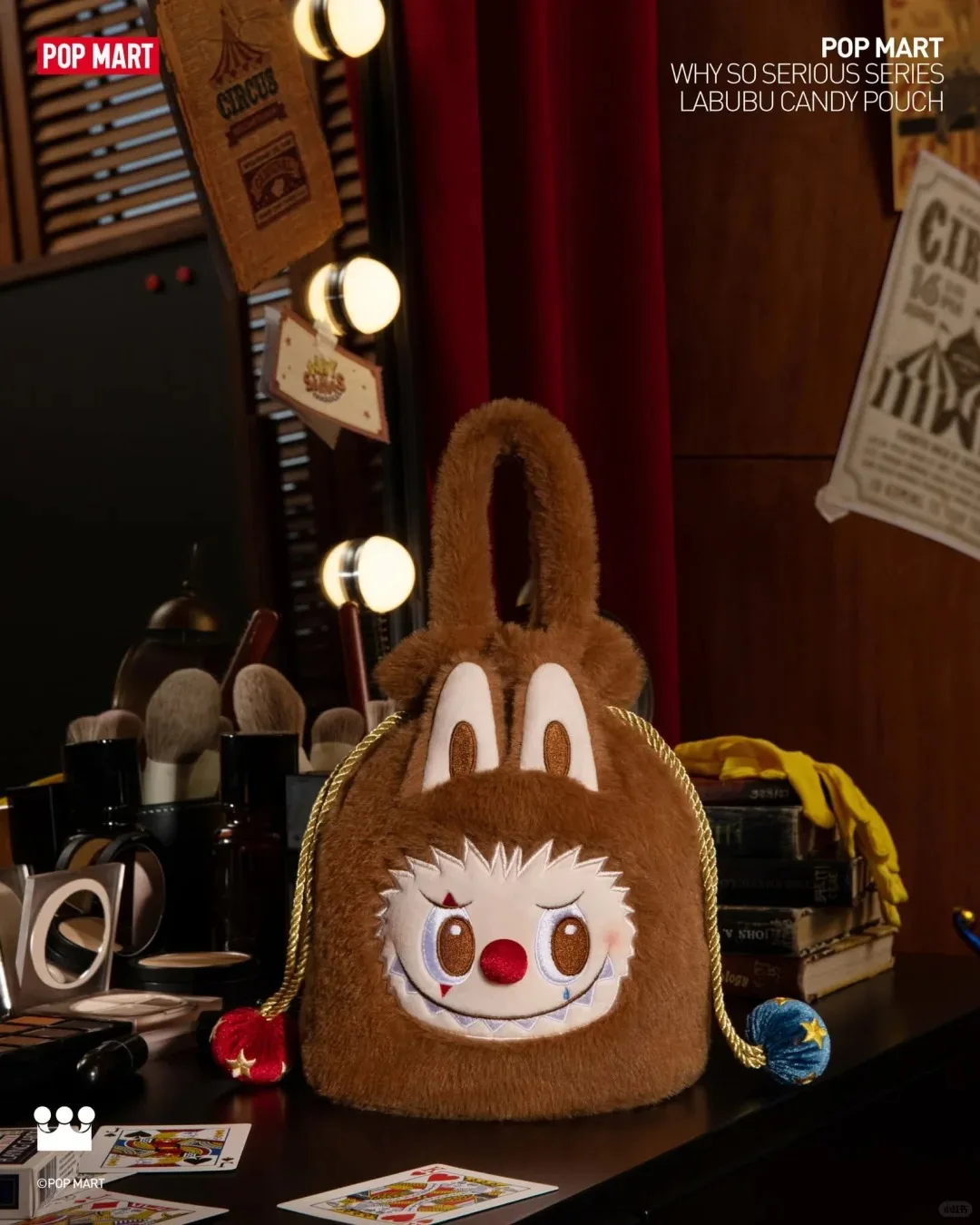 

POPMART Original Genuine Product WHY SO SERIOUS Series Labubu Candy Bag and Cup Blind Box Cute Surprise Halloween Gift