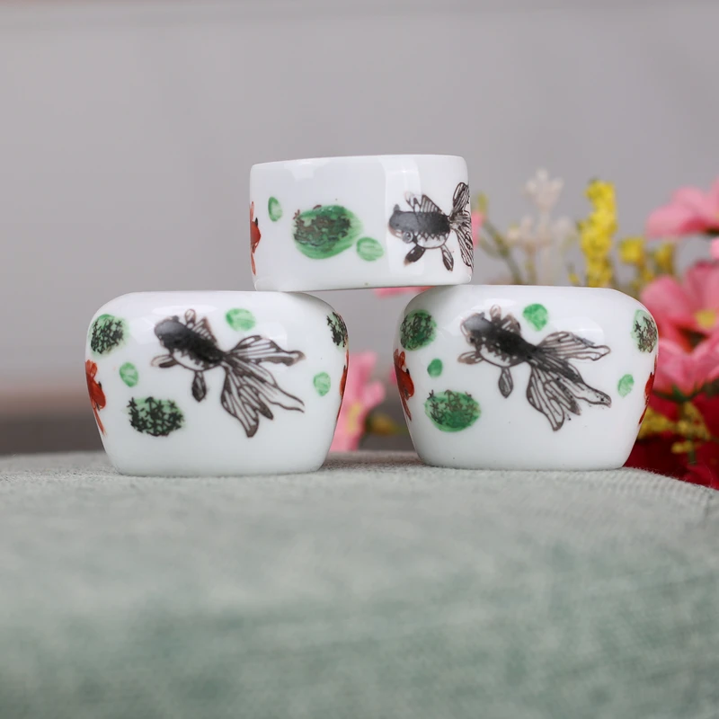 

Bird Food Jar, Bird Bowl, Bird Cup, Porcelain Bowl, Bird Cage Accessories, Bird Cage Set, Jingdezhen High White Goldfish Cup