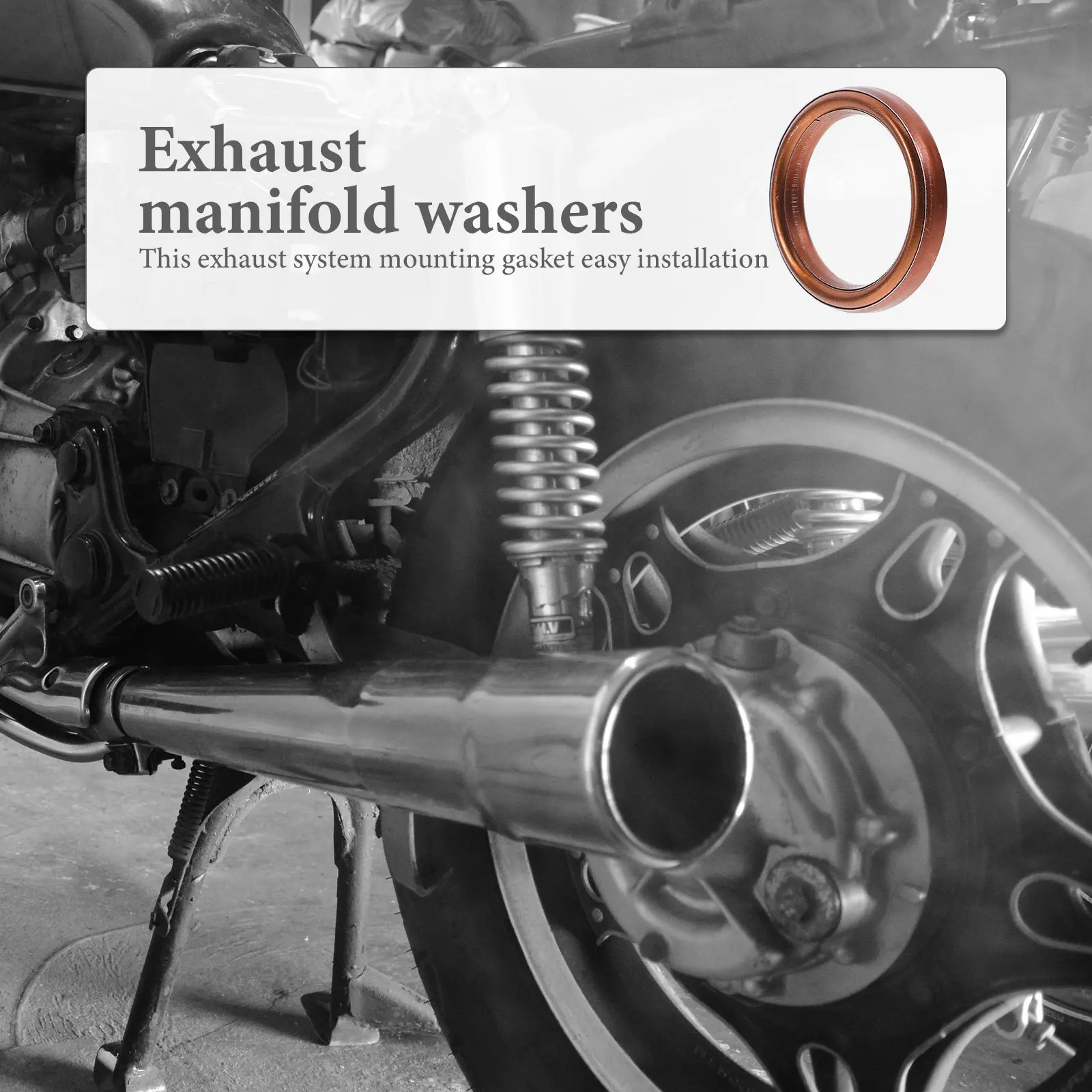 

20Pcs Exhaust Gaskets Versatile Replacement Car Exhaust Pipe Gasket Flange Manifold Washers Gasket Manifold Washers