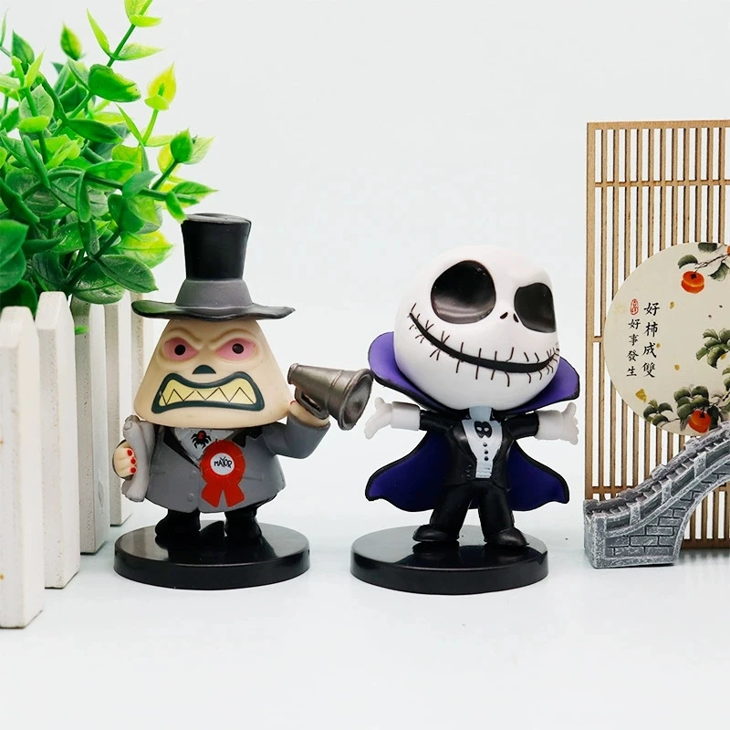 الكابوس قبل عيد الميلاد صندوق أعمى صغير الحجم PVC نموذج أرقام جاك سالي الدكتور تحصيل تمثال دمية هدايا عيد الميلاد