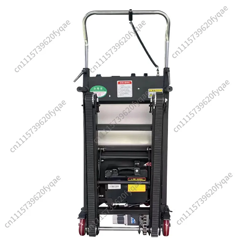 Electric climbing machine Cargo up and down the stairs truck 500kg crawler foldable climbing machine Electric truck