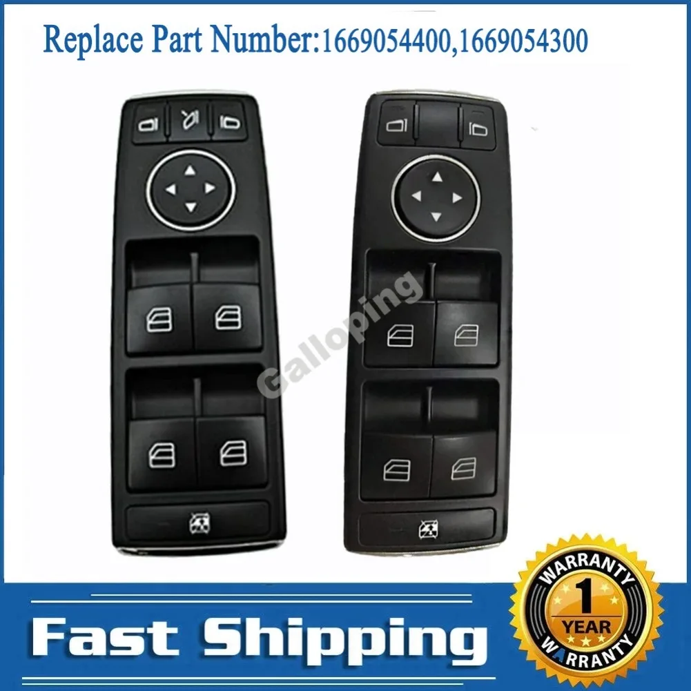 

For Mercedes-Benz CLA250 CLA45 ML350 AMG C117 Front Left Power Window Control Switch Regulator Glass Lifter Button Car Parts