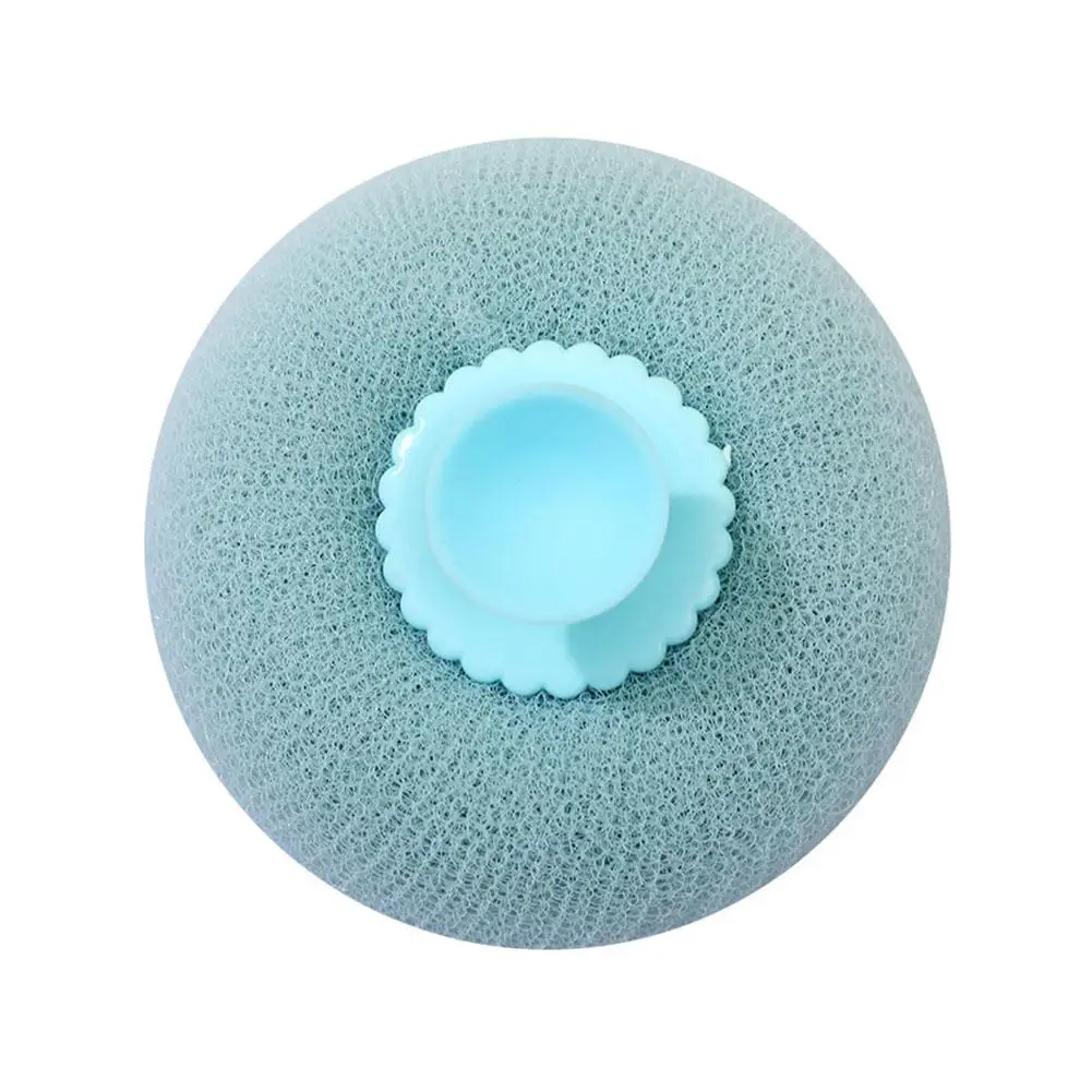 1PC 3D Natural Loofah Bath con sfera di aspirazione Body Scrub Ball bagno massaggio spugna Cup SPA accessori giapponesi massaggio B M7L9