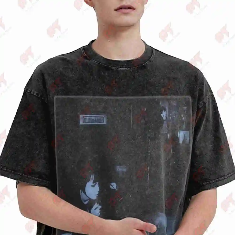 Crystal Castles Iconic Album Art Vintage Washed Tee Pure Cotton T-Shirt