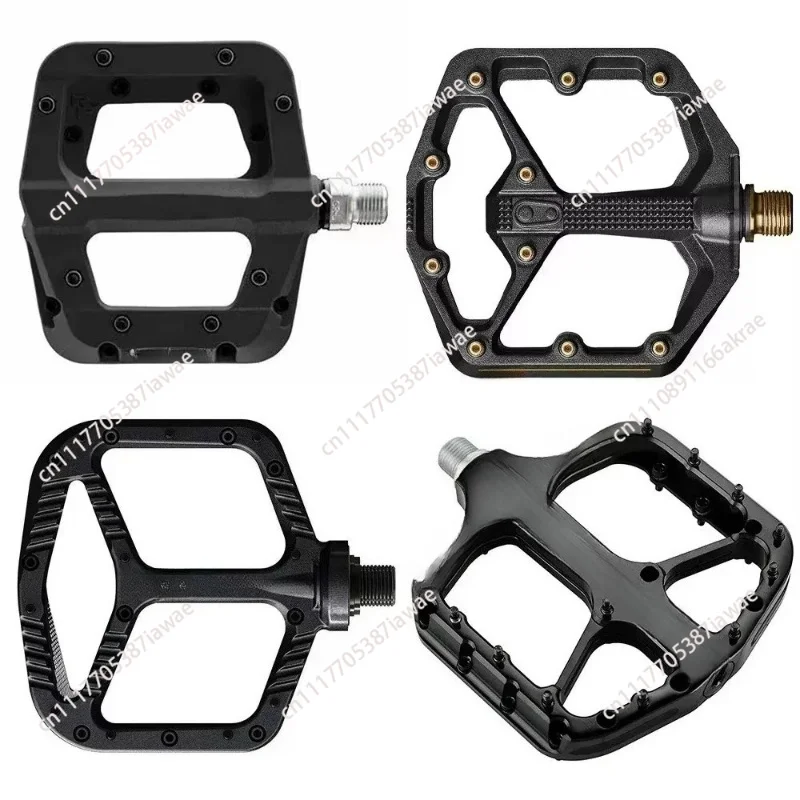 Bike Pedals Flat Bike Titanium Pedals Minimal Profile Adjustable Handlebar