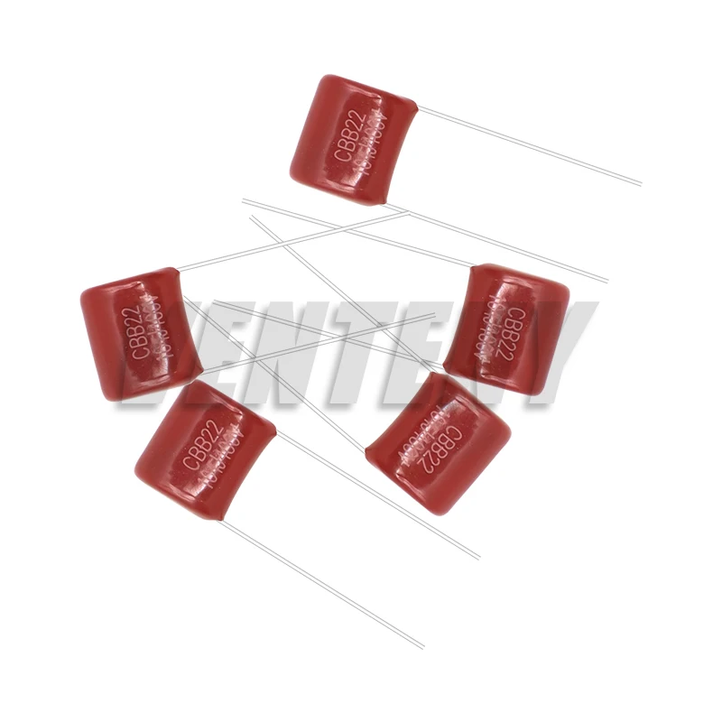 50PCS CBB Capacitor Assortment Kit 400V 10NF-3.3UF 10values*5pcs Metallized Polyester Film Capacitance