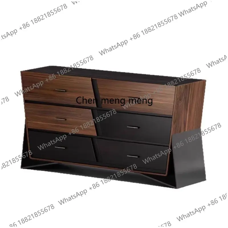 

Medieval style designer storage cabinet, dining side cabinet, six chest cabinet, living room locker, decorative cabinet