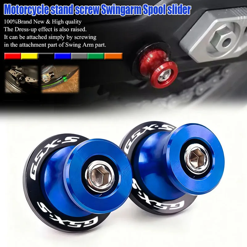 

Fit For GSXS 750 950 1000 GT 1000GT GSX-S GSXS750 GSXS950 GSXS1000 Motorcycle Accessories stand screw Swingarm Spool slider