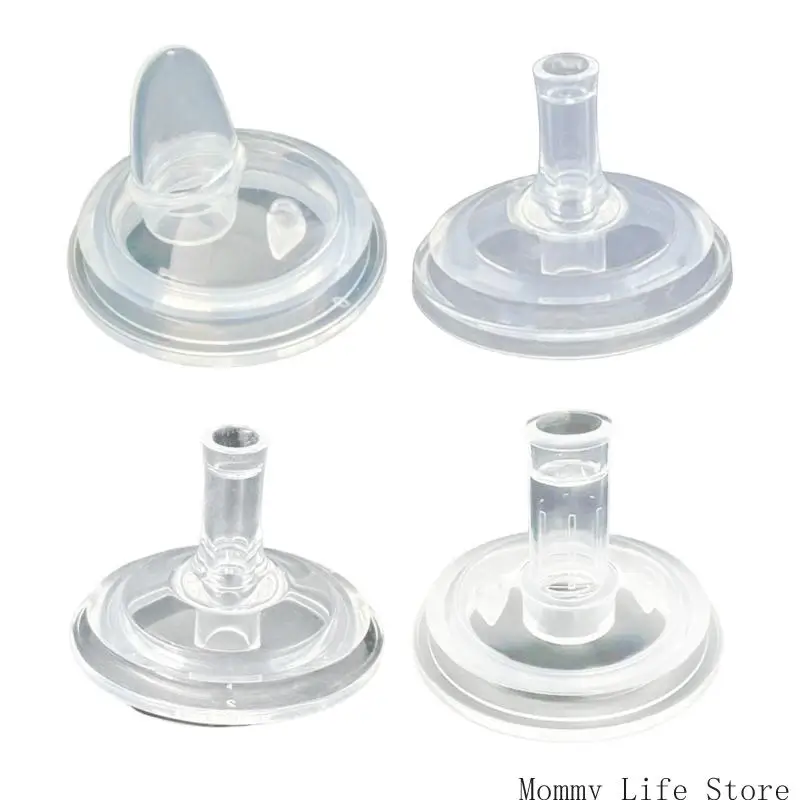 

Гибкая силиконовая соска с широким горлышком и носиком для соски с отверстием 55 мм для нежного сосания, комфорта и легкой