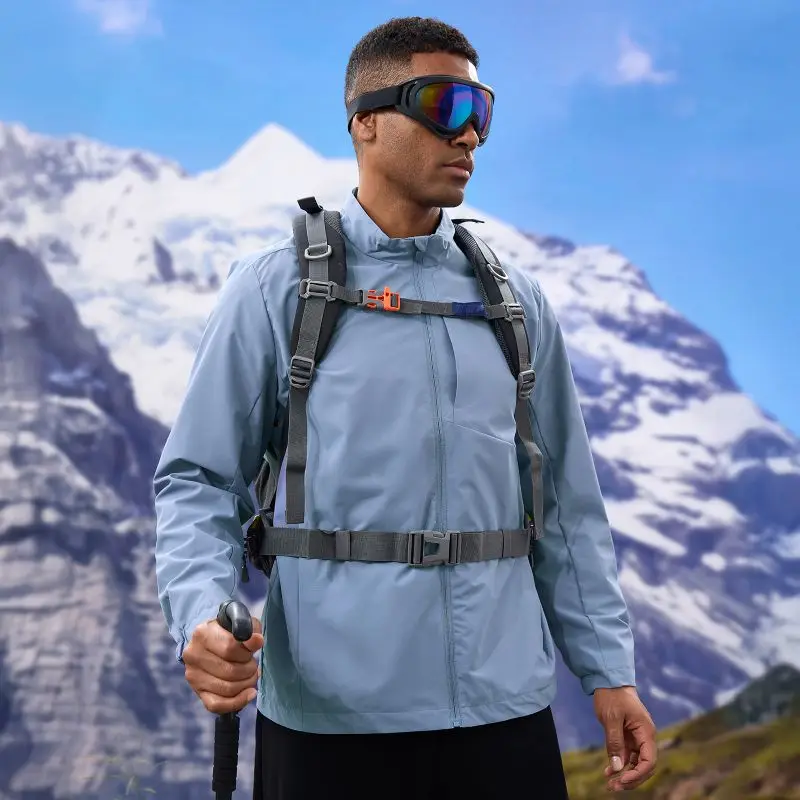 

Winter Waterproof Jacket Men Outdoor Windproof Sports Camping Mountaineering Fishing Jacket Coat Lightweight Work Jacket Outwear