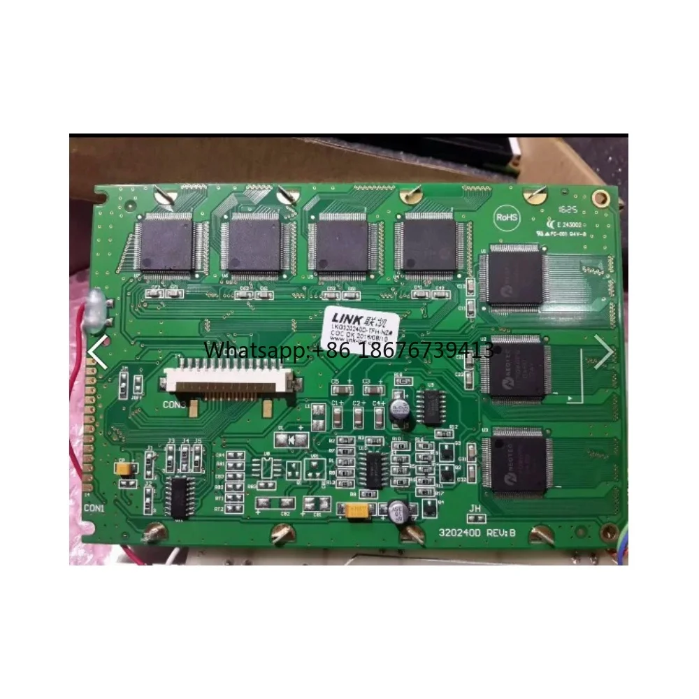 Replaced New LCD Display Module  HG320240D-F-SWH-SV 320240D REV:B  WG320240D-TFH-NZ#
