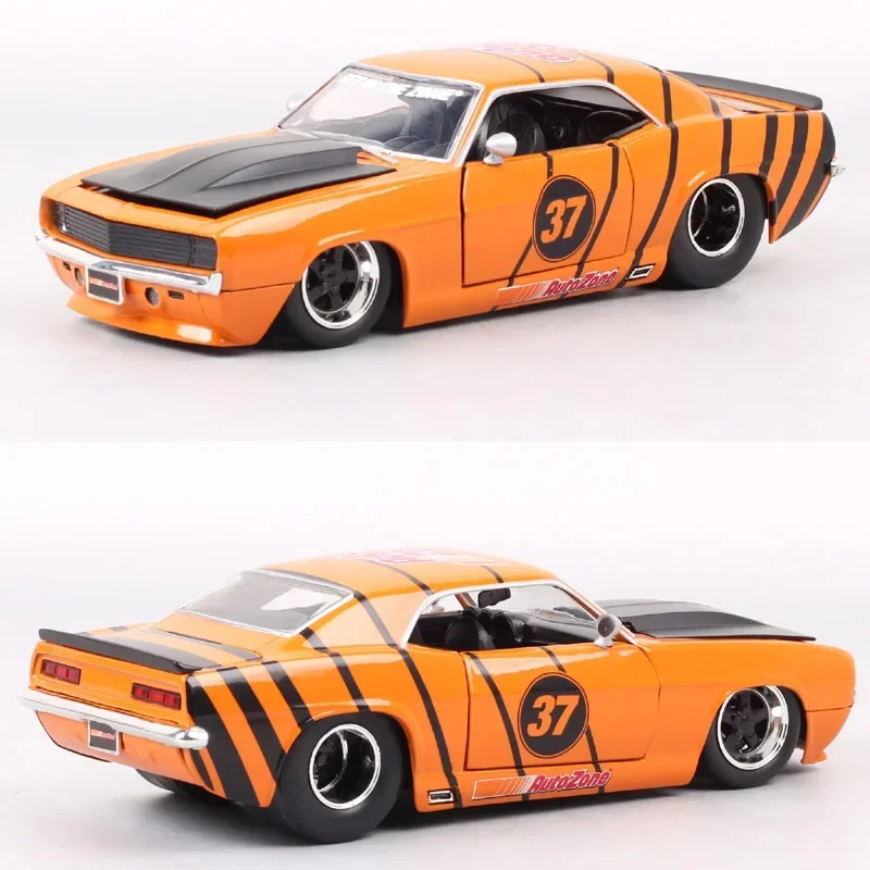 

Jada 1:24 1969 Chevrolet Camaro Auto Zone 37 muscle sports car High Simulation Diecast Car Metal Alloy Model Car Gift Collection