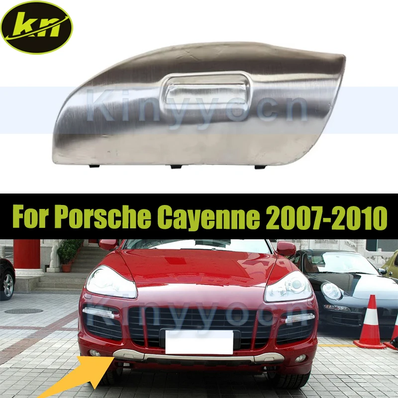 

Stainless Steel Front Bumper Tow Hook Cover For Porsche Cayenne 2007 2008 2009 2010 95550515511 95550515611