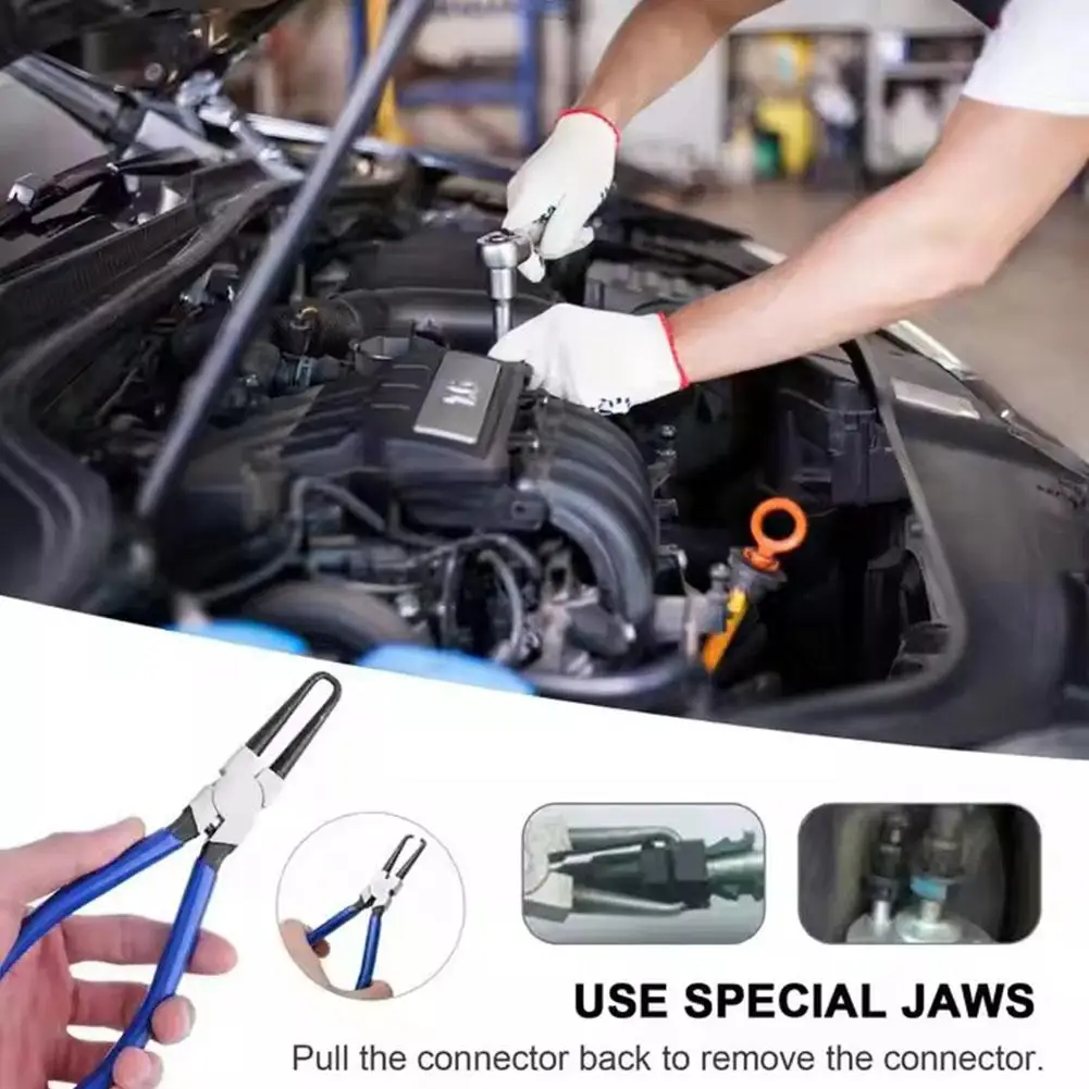 

Зажимные клещи для соединения топливных фильтров, пряжка для шланга, разъединения, суппорт из углеродистой стали, подходит для автомобиля, автомобиля до M7T4