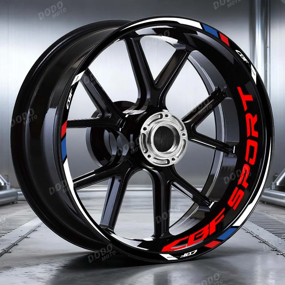 

For CBF1000 CBF 600 S cbf 125 500 17 Inches Wheel Hub Decoration Motorcycle CBF Frame Strip Reflective Stickers Waterproof Decal