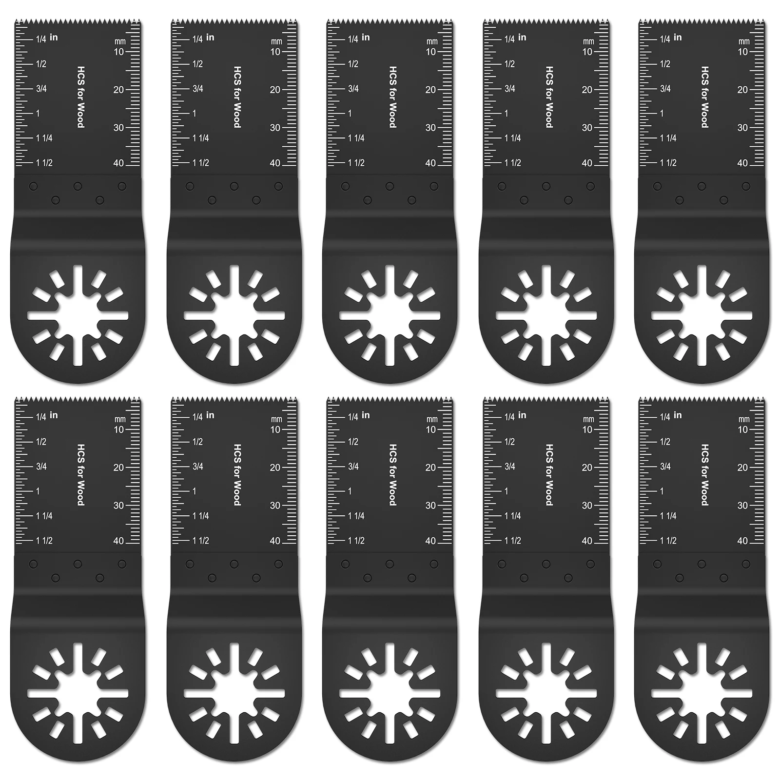 20PCS Multi Tool Blades Oscillerend Zaagblad Multifunctioneel Zaagblad Vernieuwer Multi Cutter Blade Voor Hout Plastic Metaal Cutti