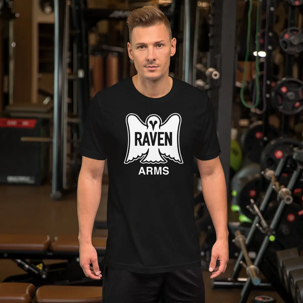 Raven Arms Logo Grafisch T-Shirt MP-25 Korte Mouw Unisex T-Shirt