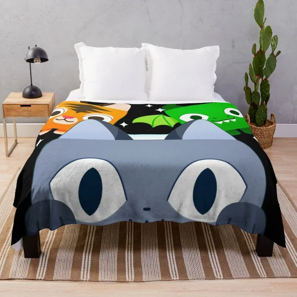 

pet simulator x Throw Blanket Beach Decorative Beds Blankets Tourist Camping Blankets