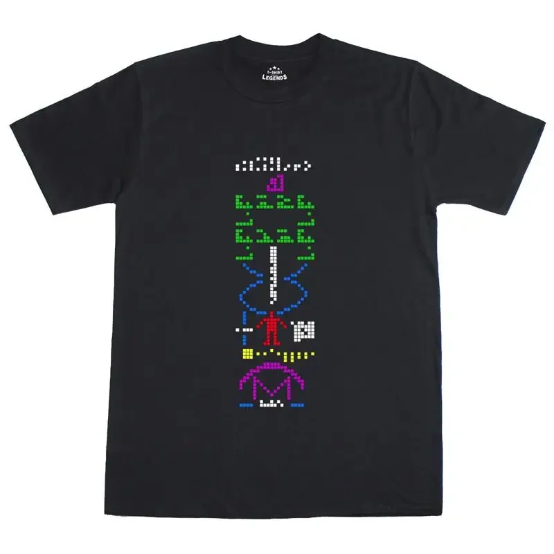 Футболка Arecibo Message Interstellaire Message Espace Geek Homme Coupe Standard