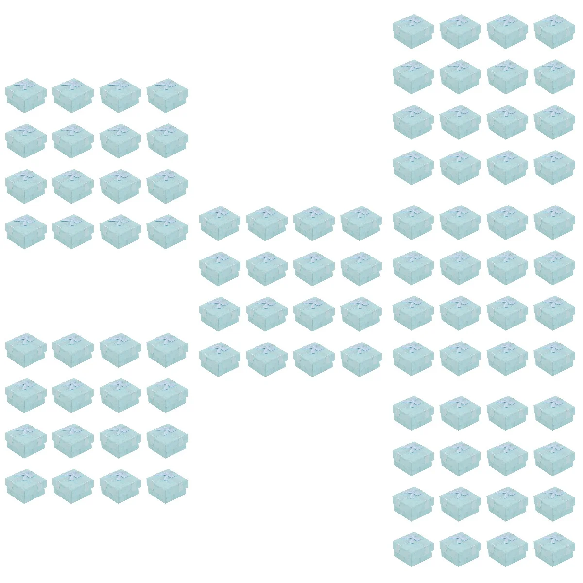 

6pcs 6 Pieces Jewelery Boxes Necklace Ring Jewelry Red Bracelet Gift for Selling Shipping Empty Holder