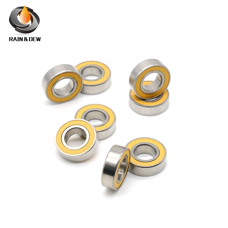 

Bearings S688 2PC 8x16x5mm 440C Stainless Steel Ring Si3N4 Ceramic Balls Bearing ABEC-7 Metal Fidget Spinner S688 RS 2RS S688RS