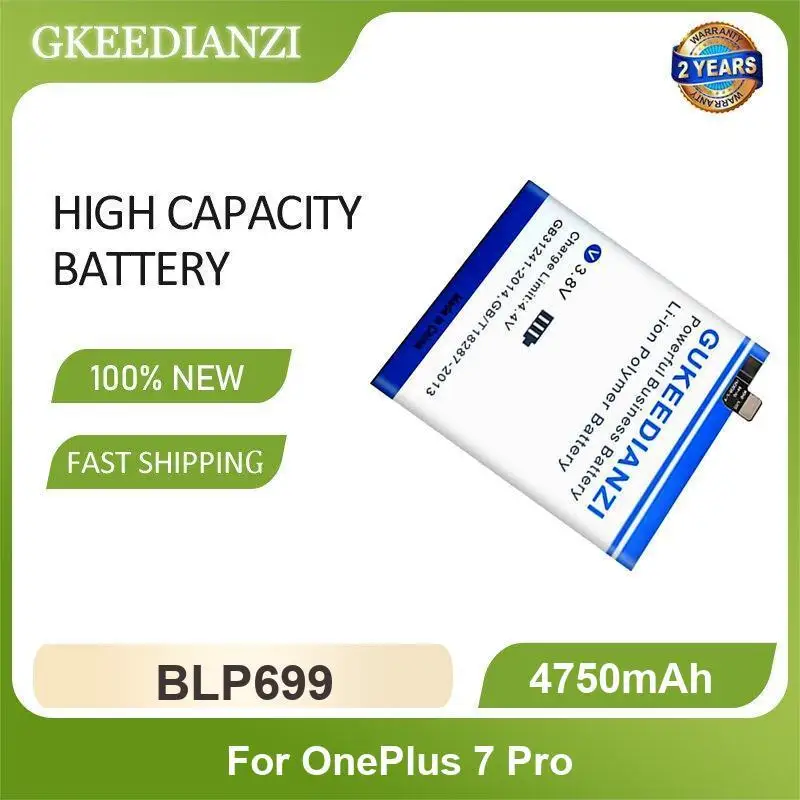 

Аккумулятор для OnePlus 7 Pro 7T One Plus 7T Pro (не подходит для 7 или 7T) BLP699 BLP743 BLP745 высокой емкости
