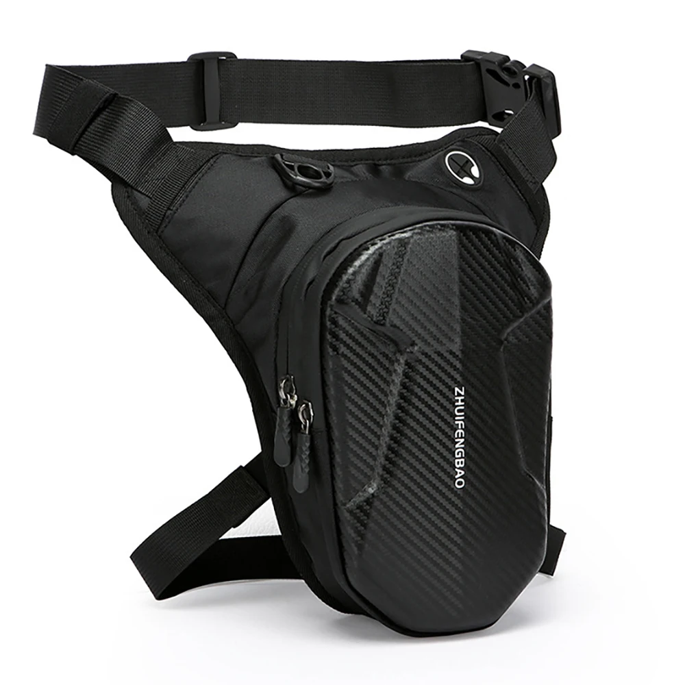 دراجة نارية قطرة الخصر حقيبة الساق مقاوم للماء دراجة نارية الخصر حقيبة الساق الرياضة في الهواء الطلق عادية الرجال النساء الورك بوم حزمة محفظة الهاتف #2